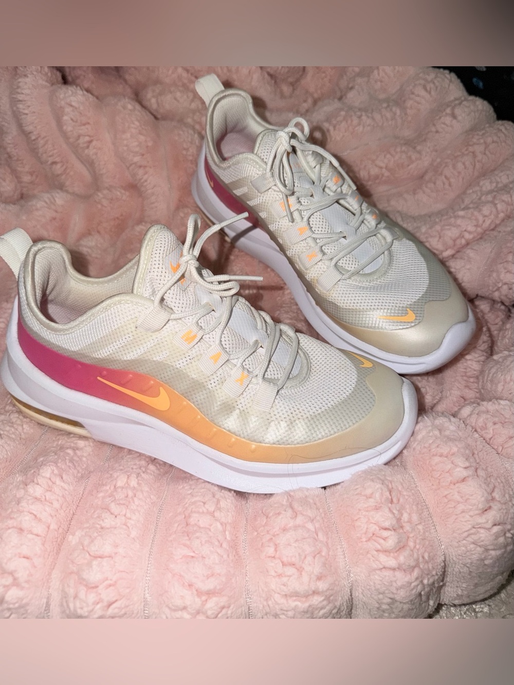 Nike Air Max Axis Cream Pink Orange Sneakers Women’s Size 6